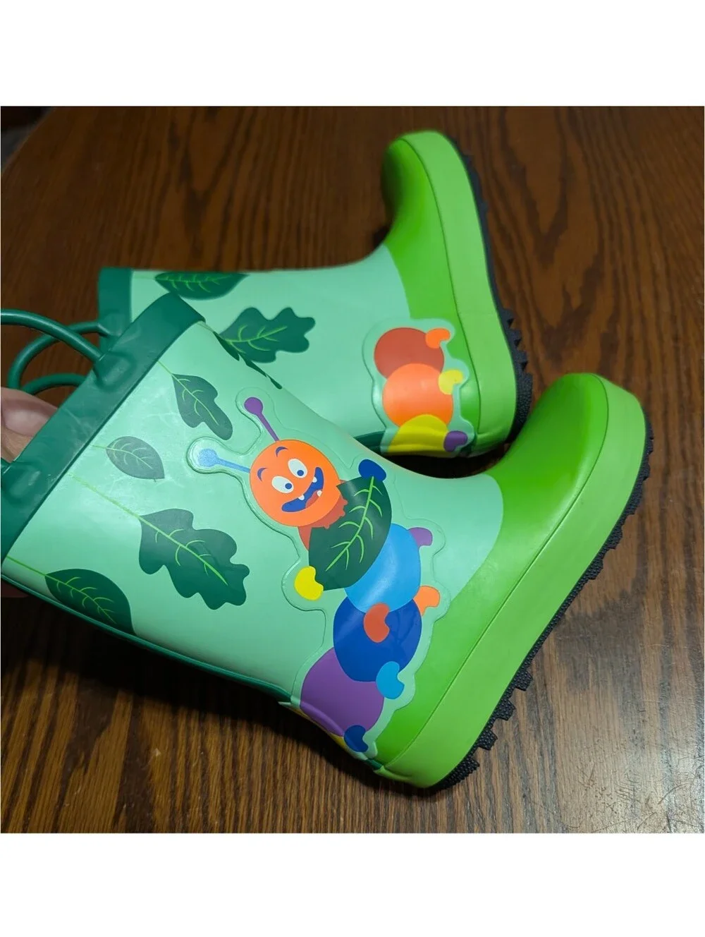 NEW Cat & Jack Unisex Toddler Caterpillar Rain Boots